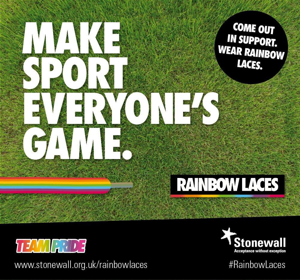 反对赛场同性歧视，英超各队将响应“彩虹鞋带”活动