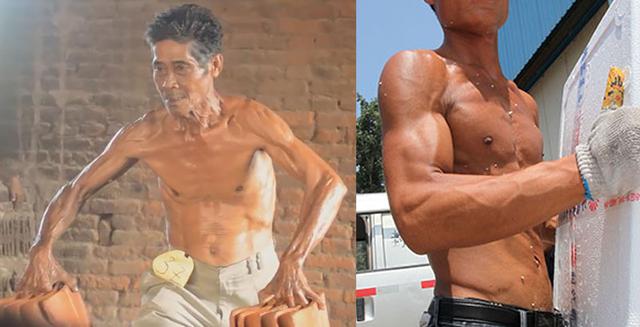 如果搬砖工人每天喝1勺蛋白粉，他们的肌肉会变得有多强壮？