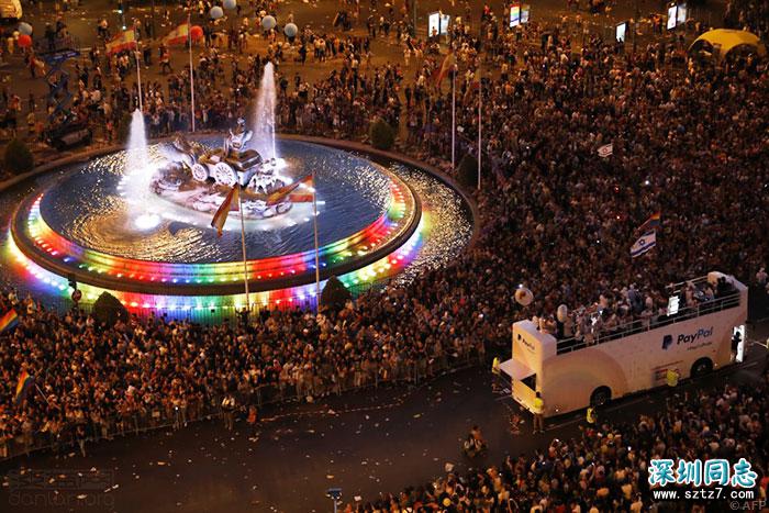 世界同志骄傲巡游在马德里举行 世界同志骄傲巡游在马德里举行