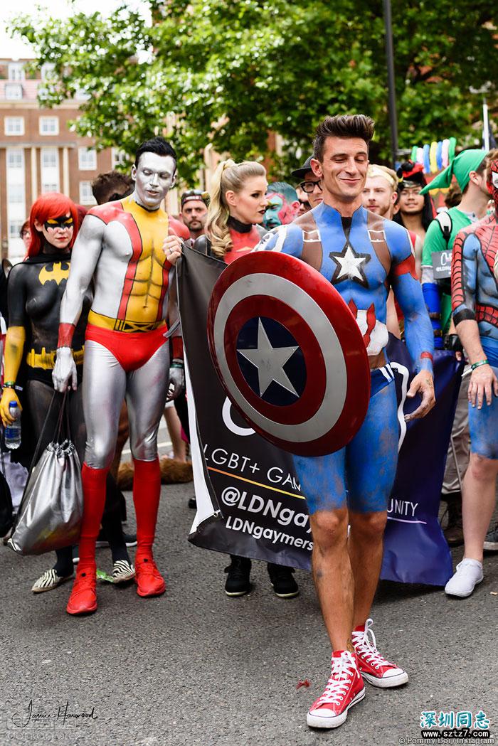 盛大的彩虹派对:伦敦同志骄傲巡游 盛大的彩虹派对:伦敦同志骄傲巡游