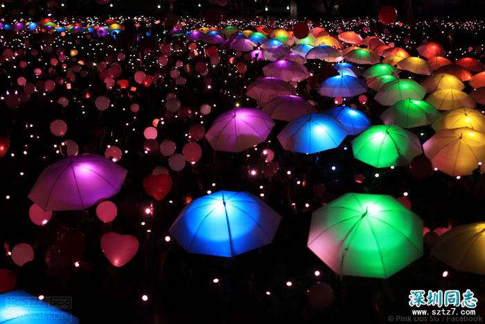 逾两万人齐聚新加坡“粉红点”活动 逾两万人齐聚新加坡“粉红点”活动