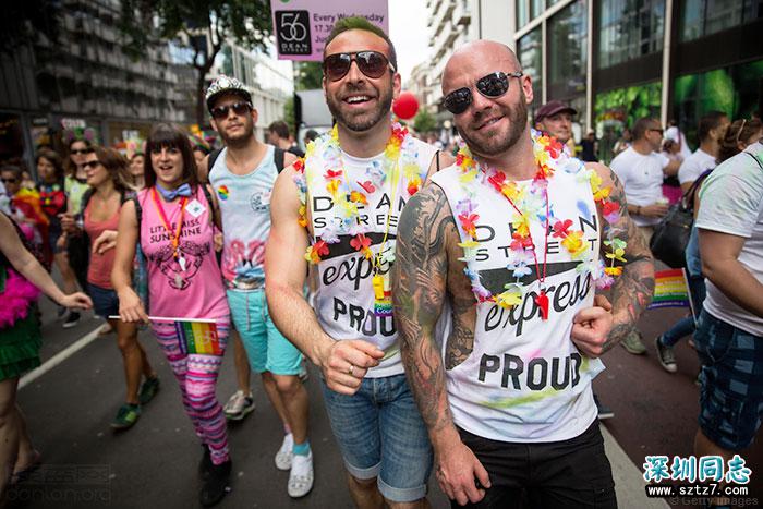 盛大的彩虹派对:伦敦同志骄傲巡游 盛大的彩虹派对:伦敦同志骄傲巡游