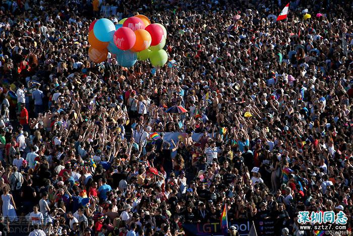 世界同志骄傲巡游在马德里举行 世界同志骄傲巡游在马德里举行