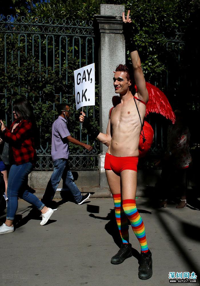世界同志骄傲巡游在马德里举行 世界同志骄傲巡游在马德里举行