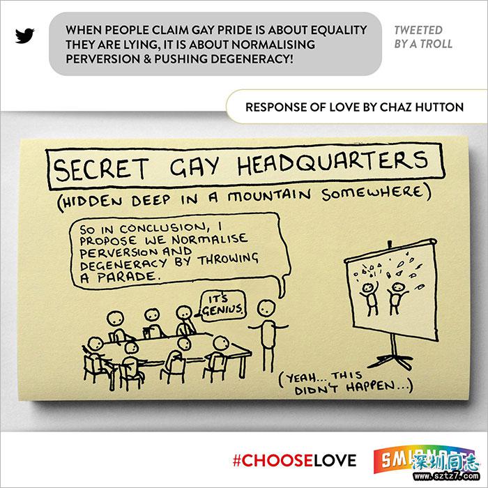 这些艺术家用超有爱的方式应对恐同信息 这些艺术家用超有爱的方式应对恐同信息