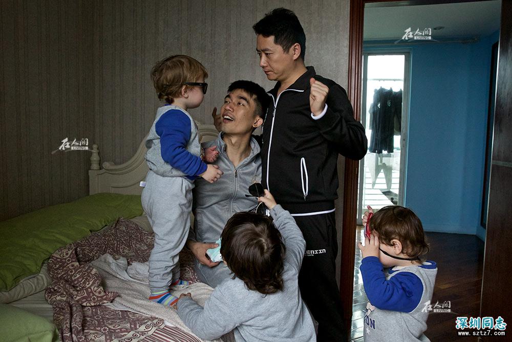 深圳一对同志花百万 代孕生下三个混血宝宝 深圳一对同志花百万 代孕生下三个混血宝宝