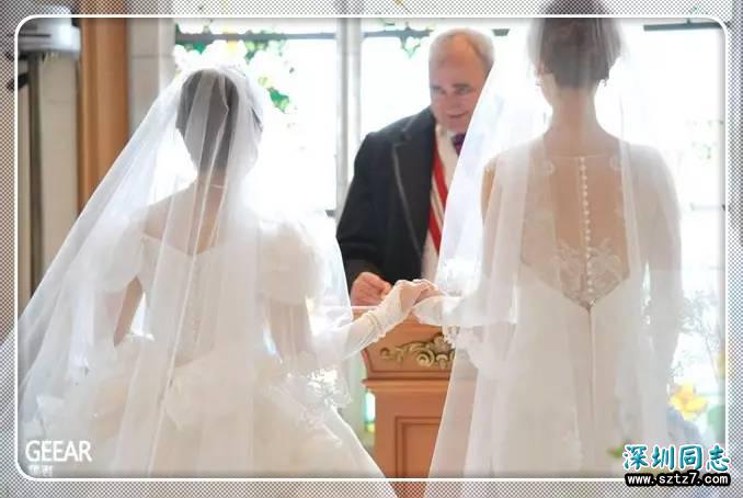 女同志恋人自制梦幻迪士尼婚纱,有如童话故事的婚礼! 女同志恋人自制梦幻迪士尼婚纱,有如童话故事的婚礼!