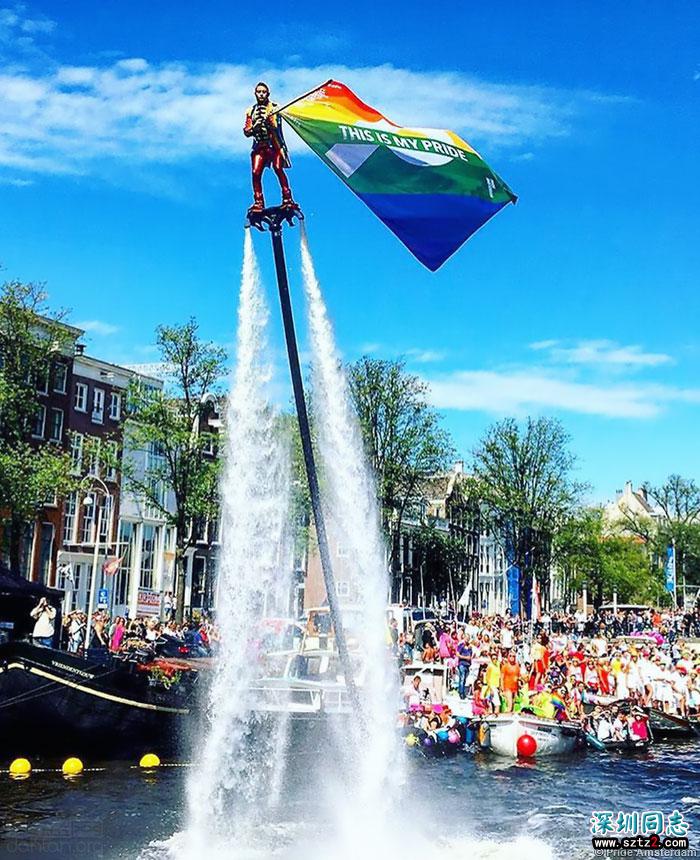 荷兰特色:运河上的同志骄傲巡游 荷兰特色:运河上的同志骄傲巡游
