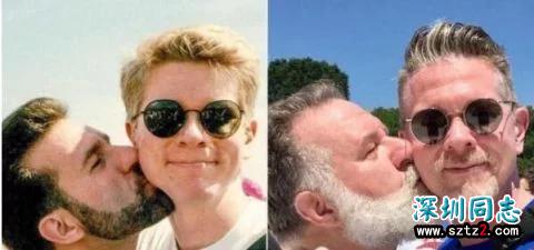 一对同性恋伴侣相爱24年后 一对同性恋伴侣相爱24年后