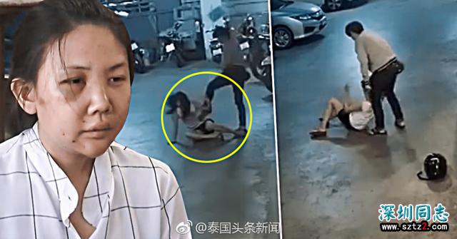 泰国22岁女子停车场内被同性女友暴揍 泰国22岁女子停车场内被同性女友暴揍