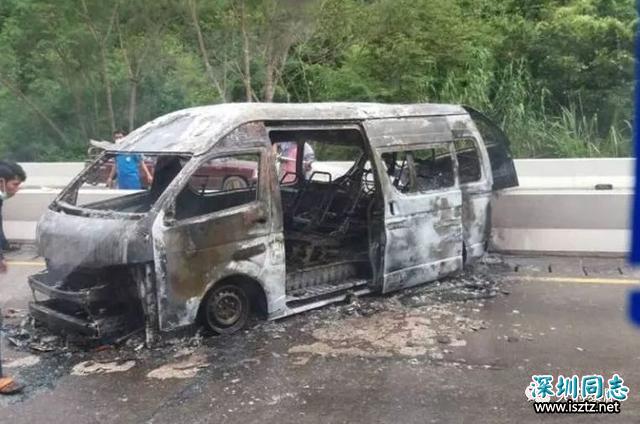 不期而爱剧组保姆车着火 全车生还! 不期而爱剧组保姆车着火 全车生还!