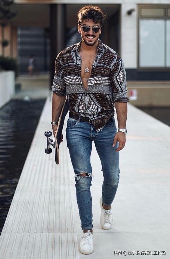 男人穿花衬衫忒骚?5种搭配让你变型男代表 男人穿花衬衫忒骚?5种搭配让你变型男代表