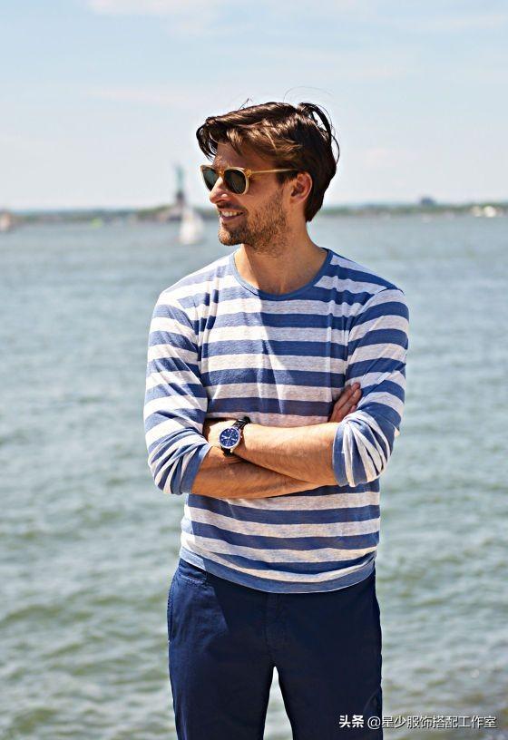 男人穿T恤,夏天无惊喜?条纹变海魂,六种搭配更显男人味 男人穿T恤,夏天无惊喜?条纹变海魂,六种搭配更显男人味