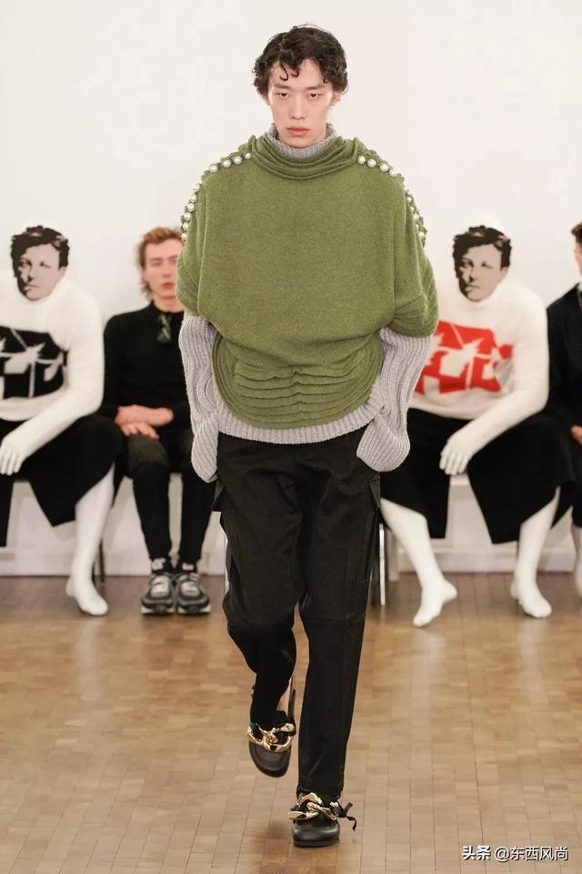 男装周T台上的中国男模 男装周T台上的中国男模