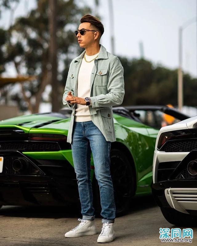 男士穿牛仔裤总觉得单调?换上九分裤的款式,造型时髦感大增 男士穿牛仔裤总觉得单调?换上九分裤的款式,造型时髦感大增