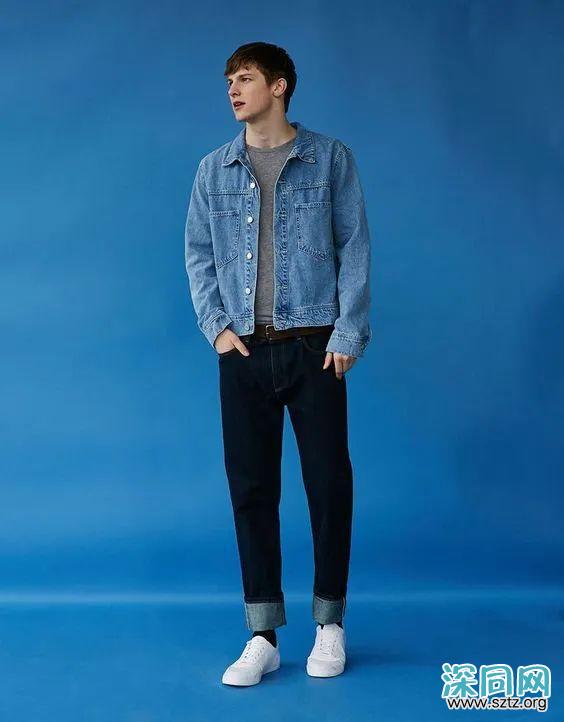 男士穿牛仔裤总觉得单调?换上九分裤的款式,造型时髦感大增 男士穿牛仔裤总觉得单调?换上九分裤的款式,造型时髦感大增