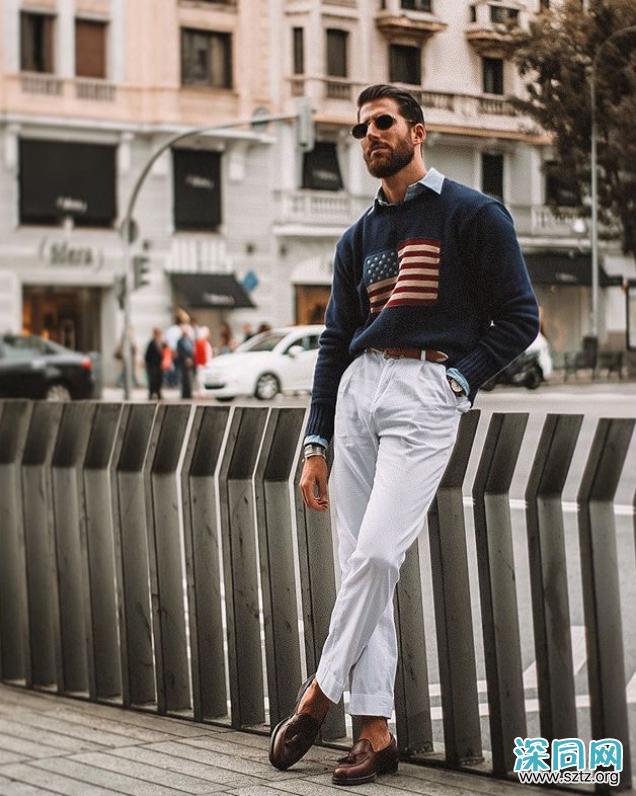 能穿好白色裤子的男人，型男魅力势不可挡！
