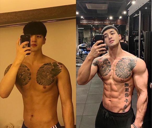 3年打造型男身材,臂围45公分,太强悍了 3年打造型男身材,臂围45公分,太强悍了